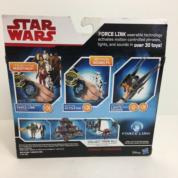 Star Wars Force Link Starter Kit Set Kylo Ren Action Figure Disney Wearable New - Picture 12 of 12